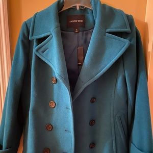 Lands End Wool Peacoat
